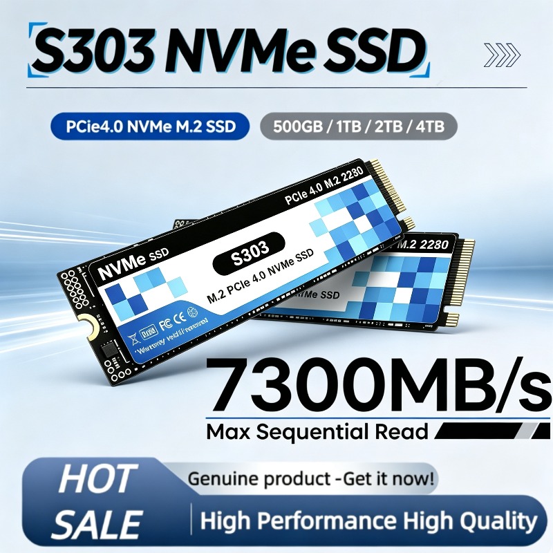 M.2 Nvme 4Tb Pcie 4.0 Ssd - S303 SSD NVMe M.2 PCIe 4.0