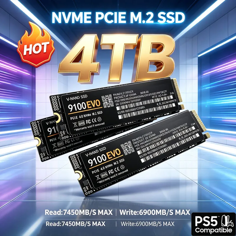 SSD NVMe M.2 Gaming 9100 EVO P - M.2 Nvme 4Tb Pcie 4.0 Ssd avis et prix