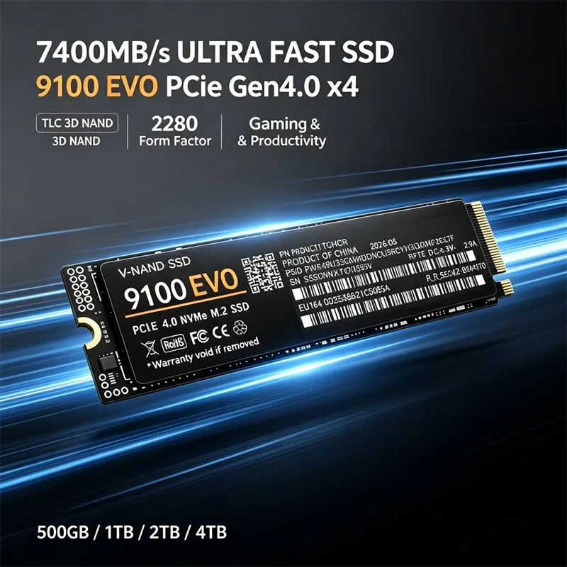 SSD NVMe M.2 Gaming 9100 EVO P - M.2 Nvme 4Tb Pcie 4.0 Ssd avis et prix