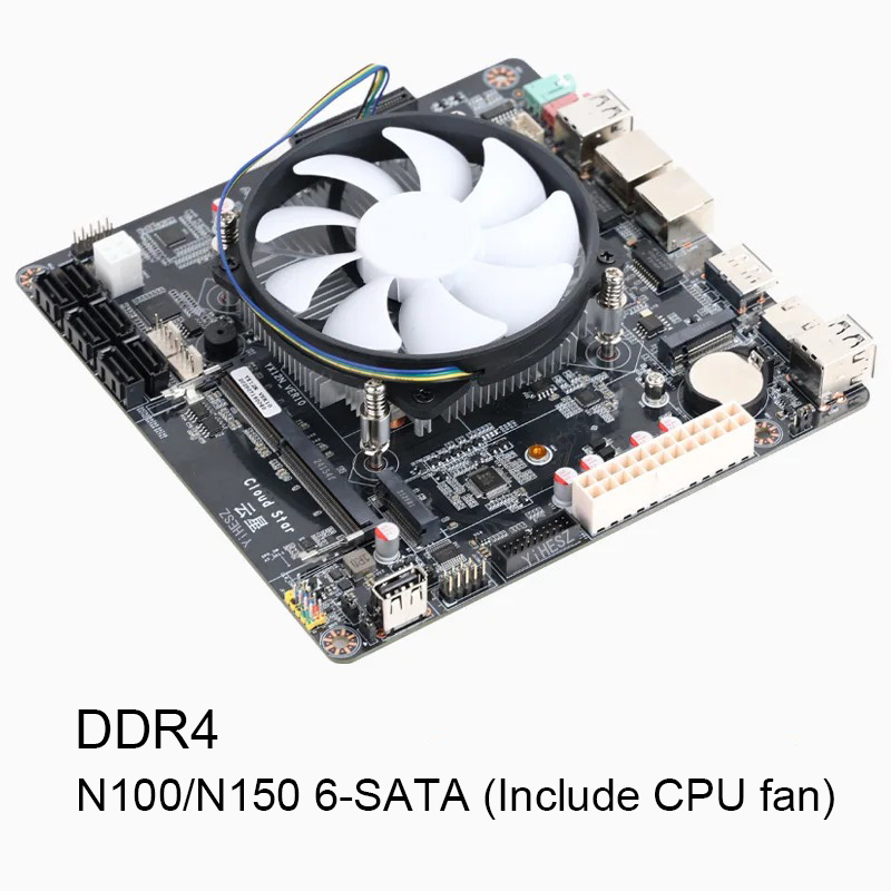 Carte mère NAS 6 baies N100/N1 - Nas Motherboard N100 6 Sata avis et prix