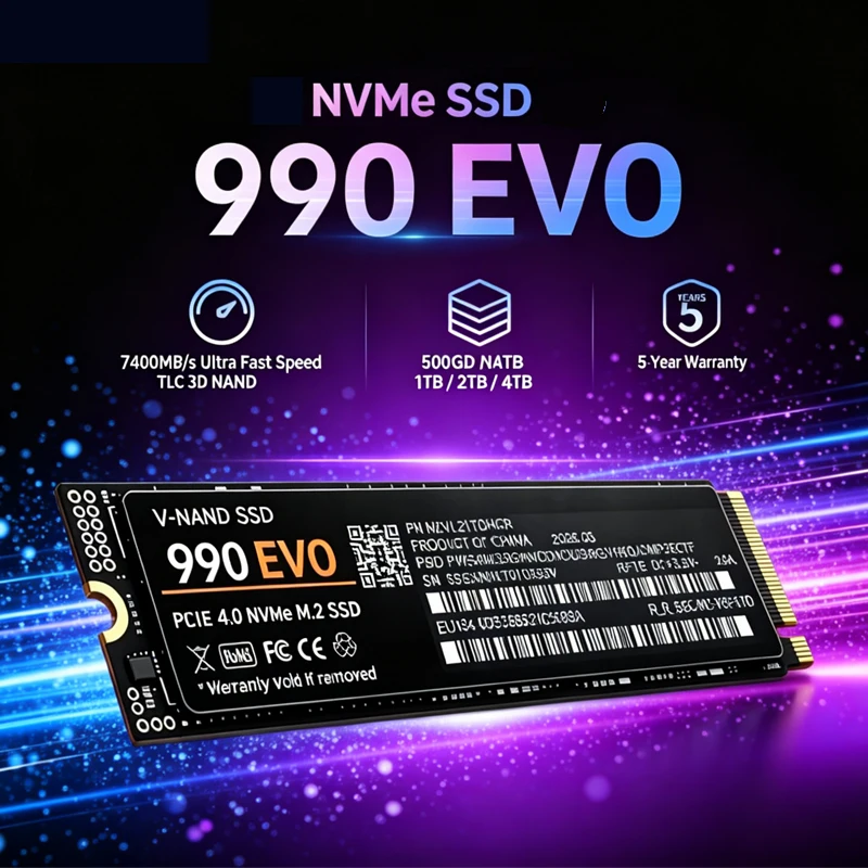 SSD NVMe M.2 Gaming 990 EVO PC - M.2 Nvme 4Tb Pcie 4.0 Ssd avis et prix