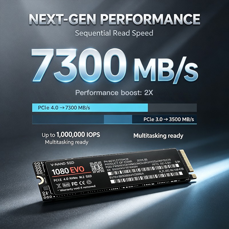 Disque SSD interne 1080 EVO M. - M.2 Nvme 4Tb Pcie 4.0 Ssd avis et prix